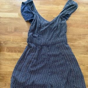 Blue American Eagle Open Back Romper